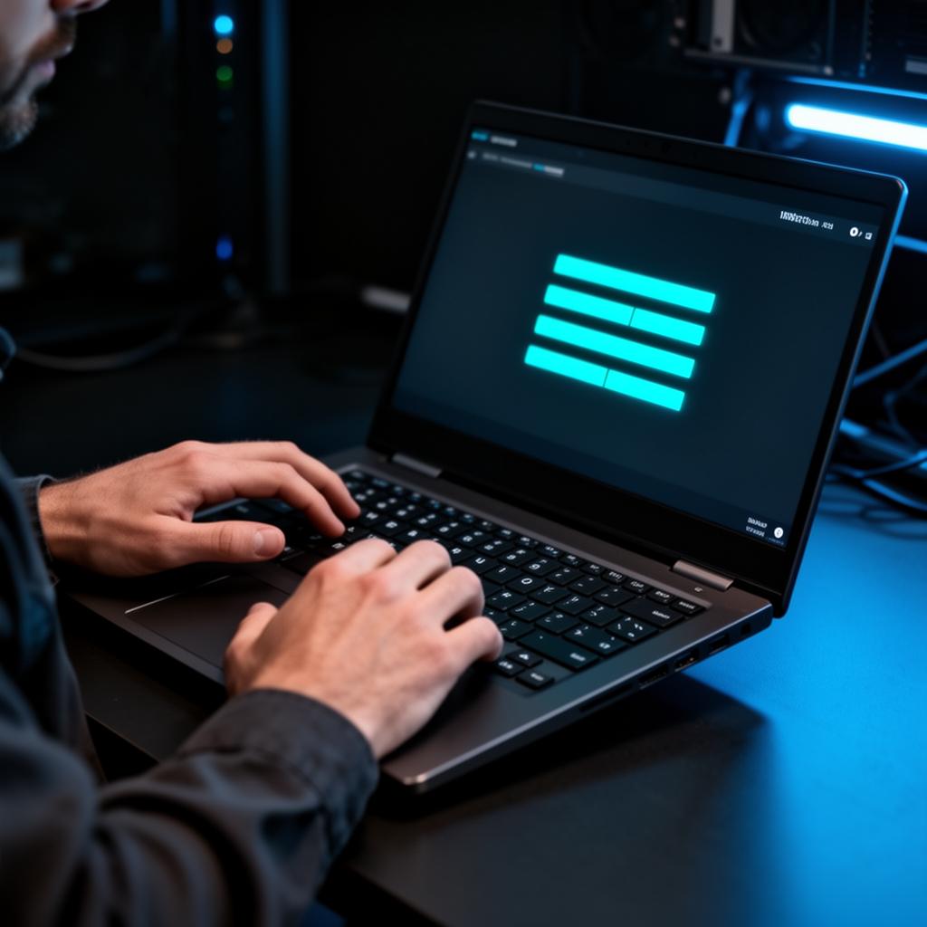 Engineer voert workplace imaging uit
